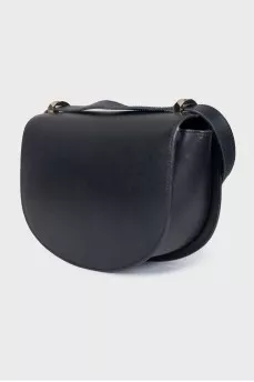 Black leather Genève bag