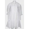 White loose dress with a tag
