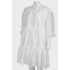 White loose dress with a tag