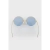 Sunglasses with mirror round glass
