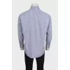 Men's regular fit shirt with a plaid print