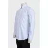 Men's light blue checkered shirt