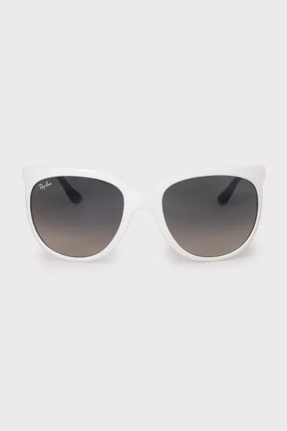 Black and white frame sunglasses