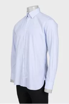 Men's checkered button-down shirt
