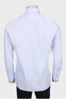Men's checkered button-down shirt