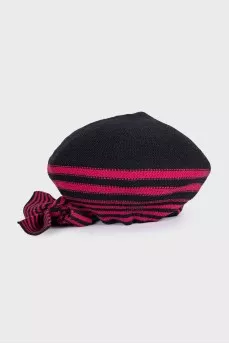 Wool striped hat