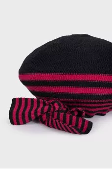 Wool striped hat