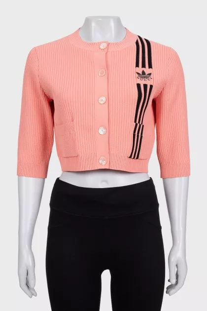 Укороченный кардиган by Gucci x Adidas с биркой