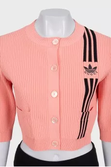 Укороченный кардиган by Gucci x Adidas с биркой