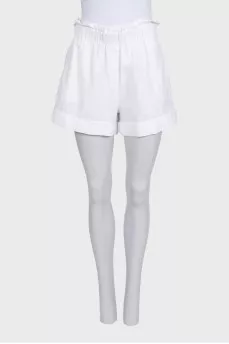 Wrap top and shorts suit