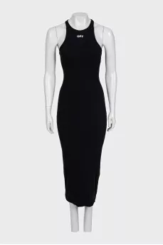 Black bodycon dress