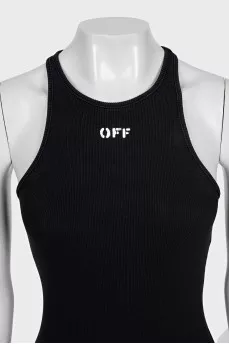 Black bodycon dress