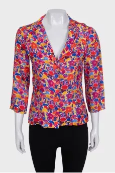Bright printed jacket