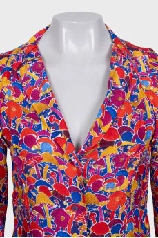 Bright printed jacket
