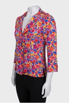 Bright printed jacket
