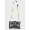 Leather bag with golden fittings