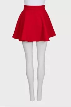 Red sun skirt