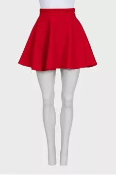 Red sun skirt