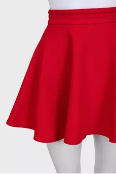 Red sun skirt