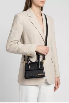 Le Chiquito Noeud Black Leather Bag