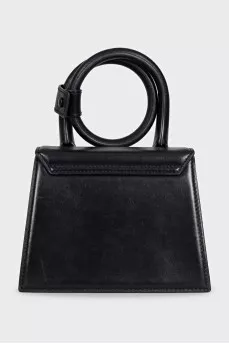 Le Chiquito Noeud Black Leather Bag