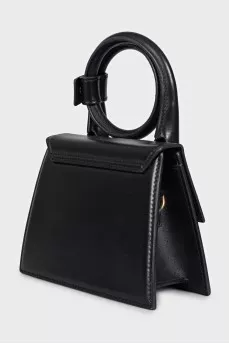 Le Chiquito Noeud Black Leather Bag
