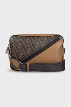 Men's canvas bag with print