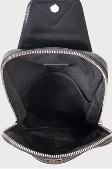 Men's canvas bag with an Avenue print