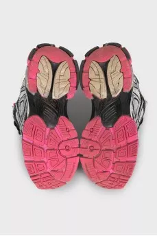 Комбинированные розовые кроссовки Runner