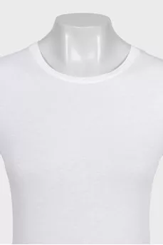 White long sleeve top with thumb holes