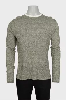 Men's green long sleeve t-shirt