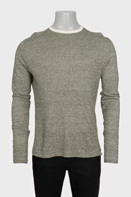 Men's green long sleeve t-shirt