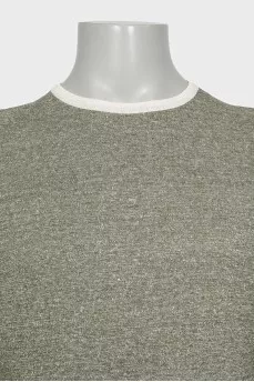 Men's green long sleeve t-shirt