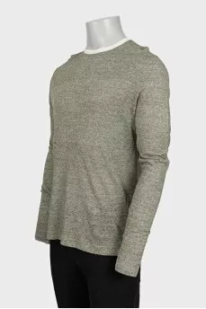Men's green long sleeve t-shirt