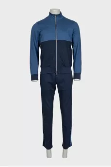 Men's tracksuit with a zip-up jacket