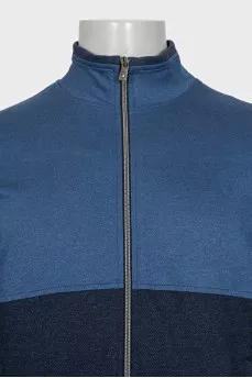 Men's tracksuit with a zip-up jacket