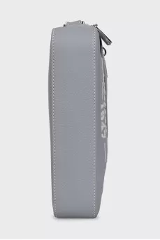 Men's gray leather bag 1947