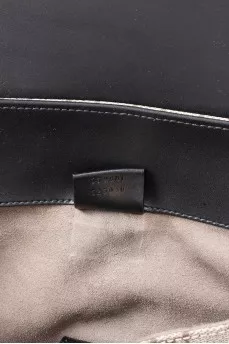 Men's printed canvas backpack
