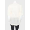 Silk patterned t-shirt