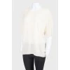 Silk patterned t-shirt
