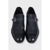 Men's dark blue perforated brogues