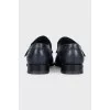 Men's dark blue perforated brogues