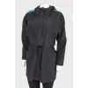 Decorative inlay on shoulders anorak