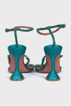Green Gilda sandals