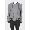 Men's bomber, with tag