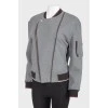 Men's bomber, with tag