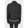 Men's collar bomber, with tag