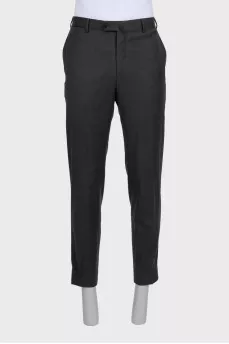 Men's dark gray trousers