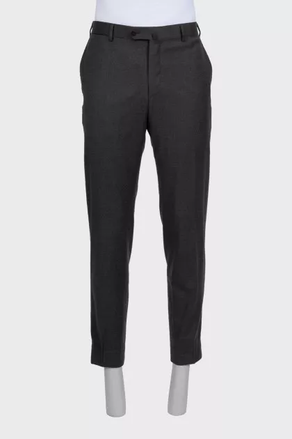 Men's dark gray trousers