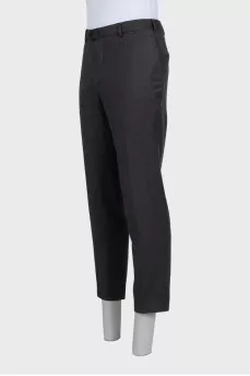 Men's dark gray trousers